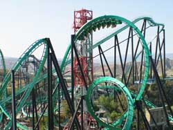 caught the coaster in action